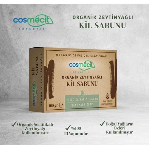 Cosmecit Organik Kil Sabunu Zeytinyağlı 100 Gr