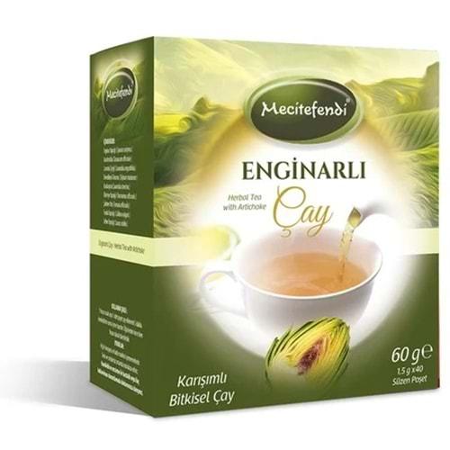 Mecitefendi Enginarlı Bitki Çayı Süzen Poşetli 40 Adet 60 Gr